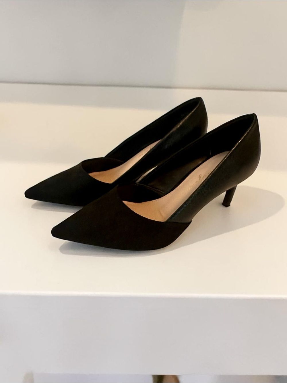 Classic Black Pointed-Toe Pumps